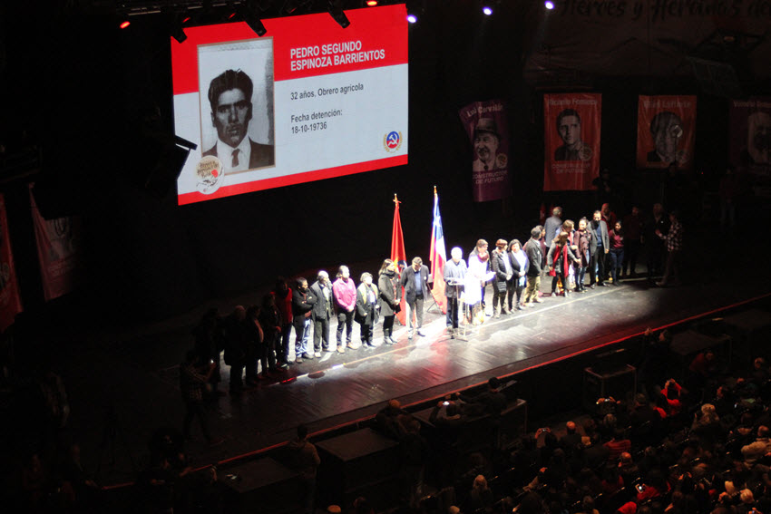 CONMEMORACIÓN 106 AÑOS PARTIDO COMUNISTA DE CHILE. 