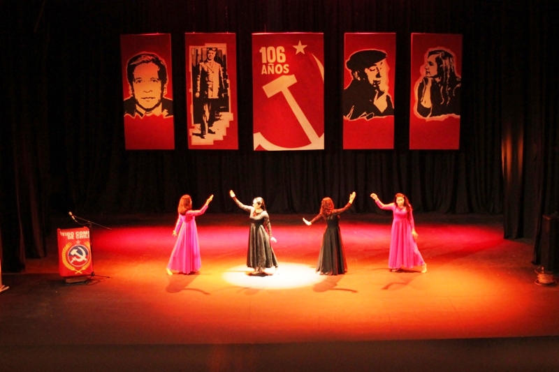 106 años Partido Comunista de Chile conmemoración Regional V Costa 