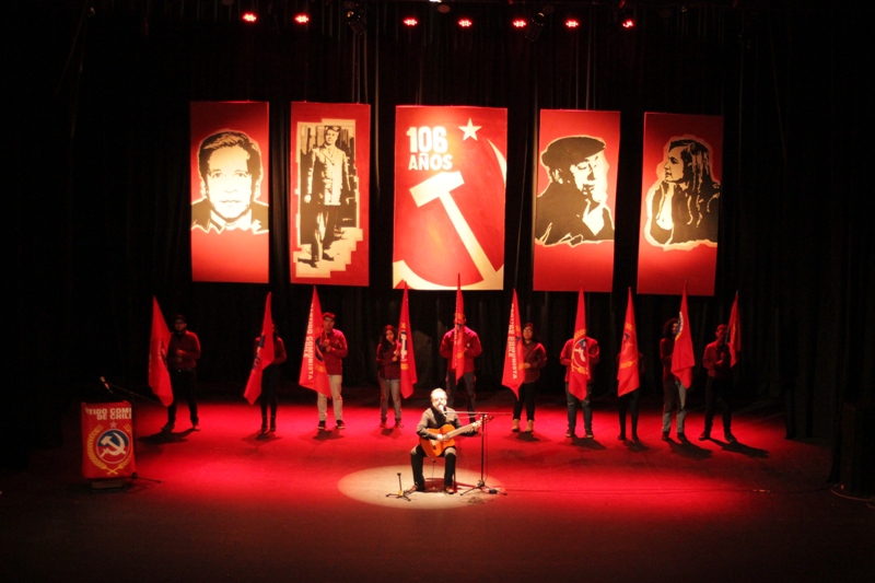106 años Partido Comunista de Chile conmemoración Regional V Costa 